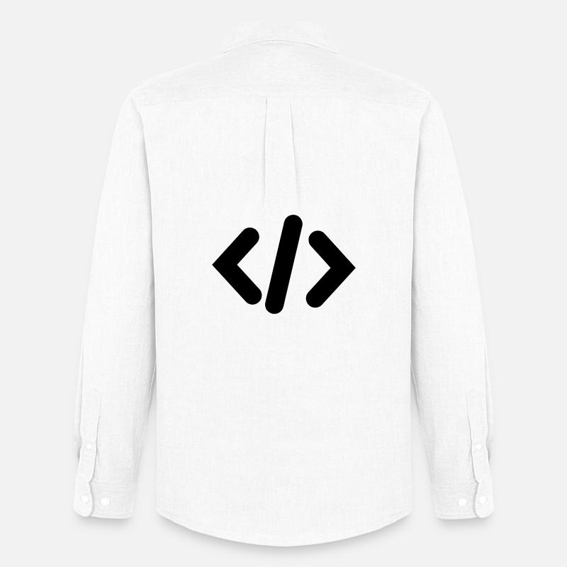 Code du programmeur - Chemise Oxford homme Stanley/Stella - blanc