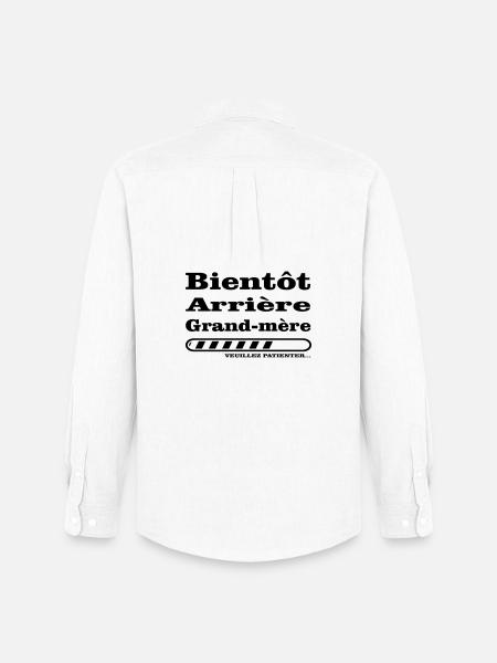 bientot arriere grand mere - Chemise Oxford homme Stanley/Stella - blanc