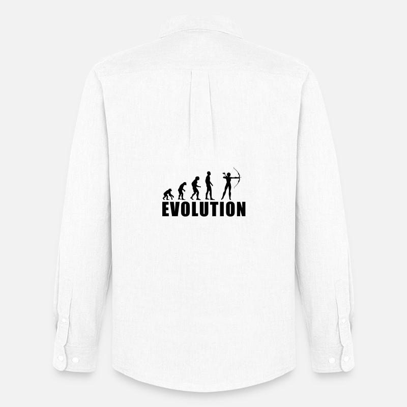 EVOLUTION BOGENSCHIESSEN Geschenk - Chemise Oxford homme Stanley/Stella - blanc