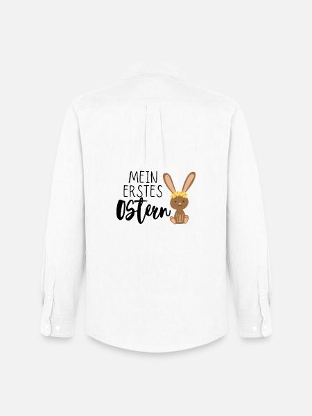 Mein erstes Ostern - Männer Oxford Hemd von Stanley/Stella - Weiß