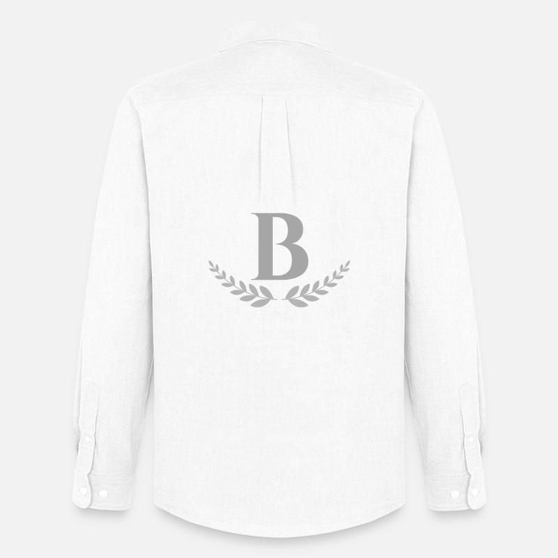 B - Männer Oxford Hemd von Stanley/Stella - Weiß