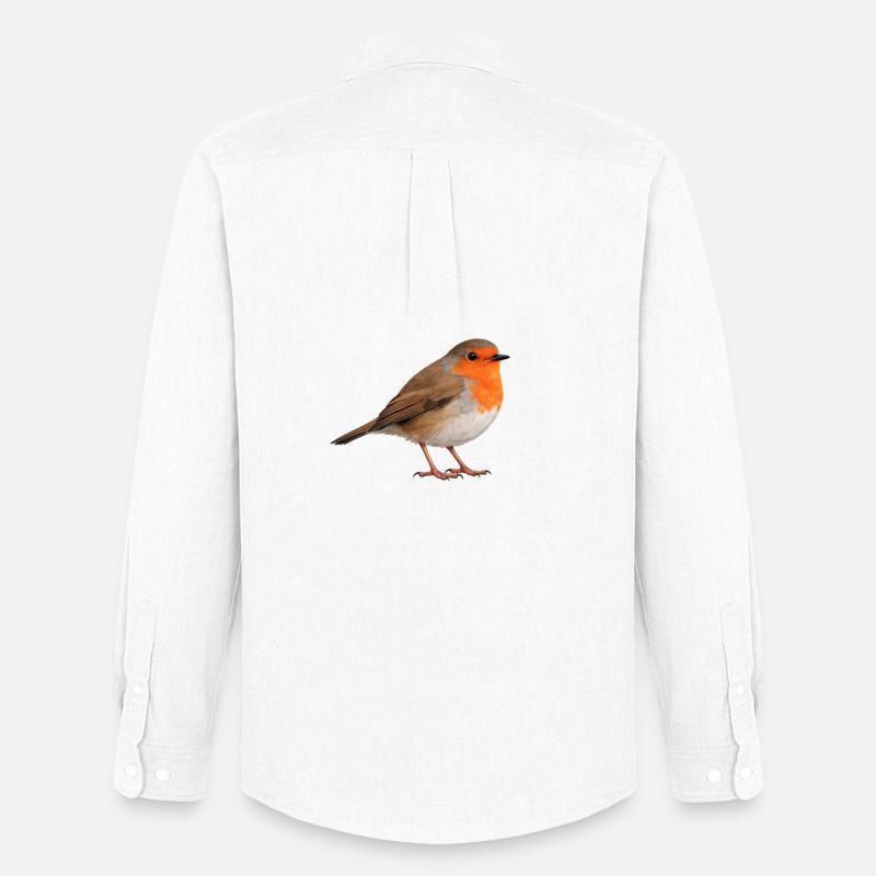 Robin - Männer Oxford Hemd von Stanley/Stella - Weiß