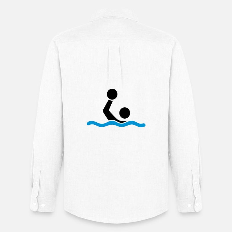 Wasserball - Männer Oxford Hemd von Stanley/Stella - Weiß