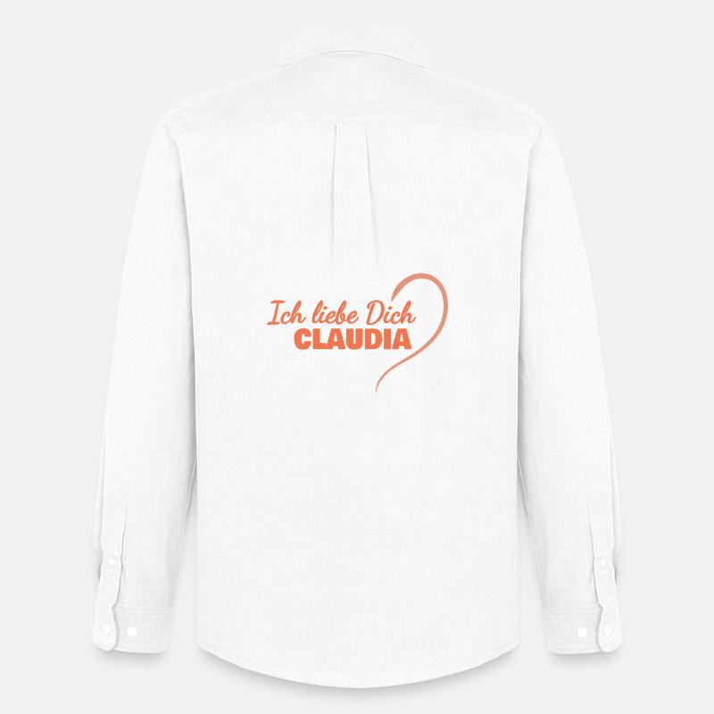 Claudia - Männer Oxford Hemd von Stanley/Stella - Weiß