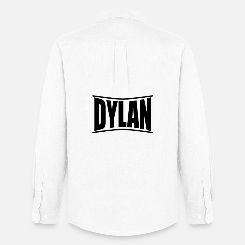 Dylan T-Shirt Geschenkidee - Männer Oxford Hemd von Stanley/Stella - Weiß