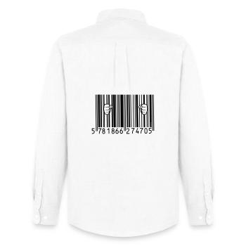 CONSOCIDE - Men's Oxford Shirt by Stanley/Stella - white - Back - AI Model Male 185 dark (185cm)