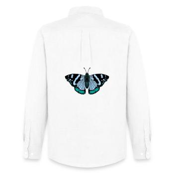 Butterfly butterfly - Men's Oxford Shirt by Stanley/Stella - white - Back - AI Model Male 185 dark (185cm)