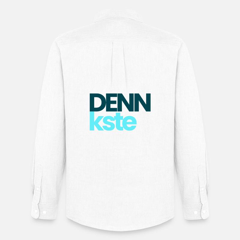 DENNkste Support Shirt  - Männer Oxford Hemd von Stanley/Stella - Weiß