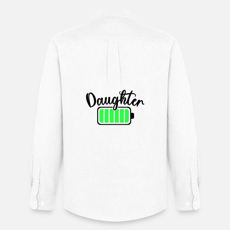 Neon-Balken-Equalizer-Muster - Männer Oxford Hemd von Stanley/Stella - Weiß