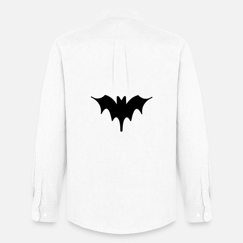 Fledermaus Halloween Kunst 3 - Männer Oxford Hemd von Stanley/Stella - Weiß