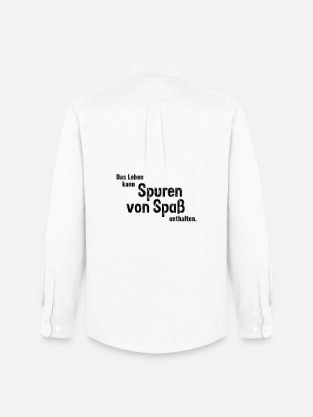 Traces of fun - Men's Oxford Shirt by Stanley/Stella - white