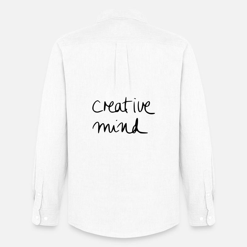 creative mind - Männer Oxford Hemd von Stanley/Stella - Weiß