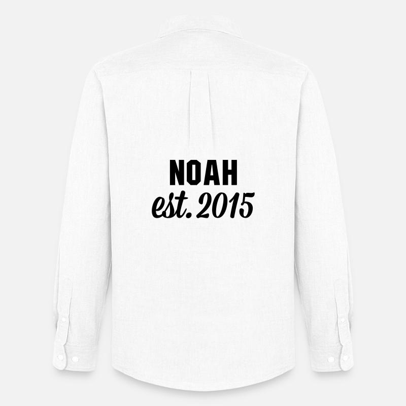 Noah est 2015 - Männer Oxford Hemd von Stanley/Stella - Weiß
