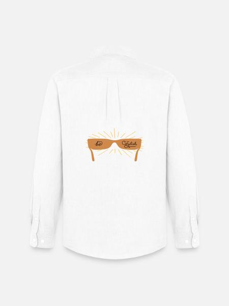 be stylish with sunglasses - Men's Oxford Shirt by Stanley/Stella - white