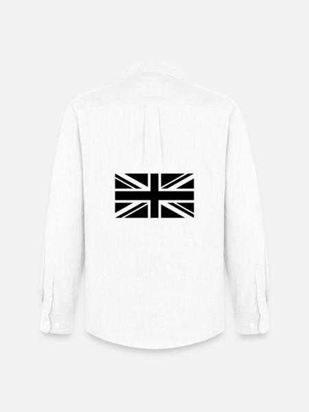 England flag plain - Men's Oxford Shirt by Stanley/Stella - white