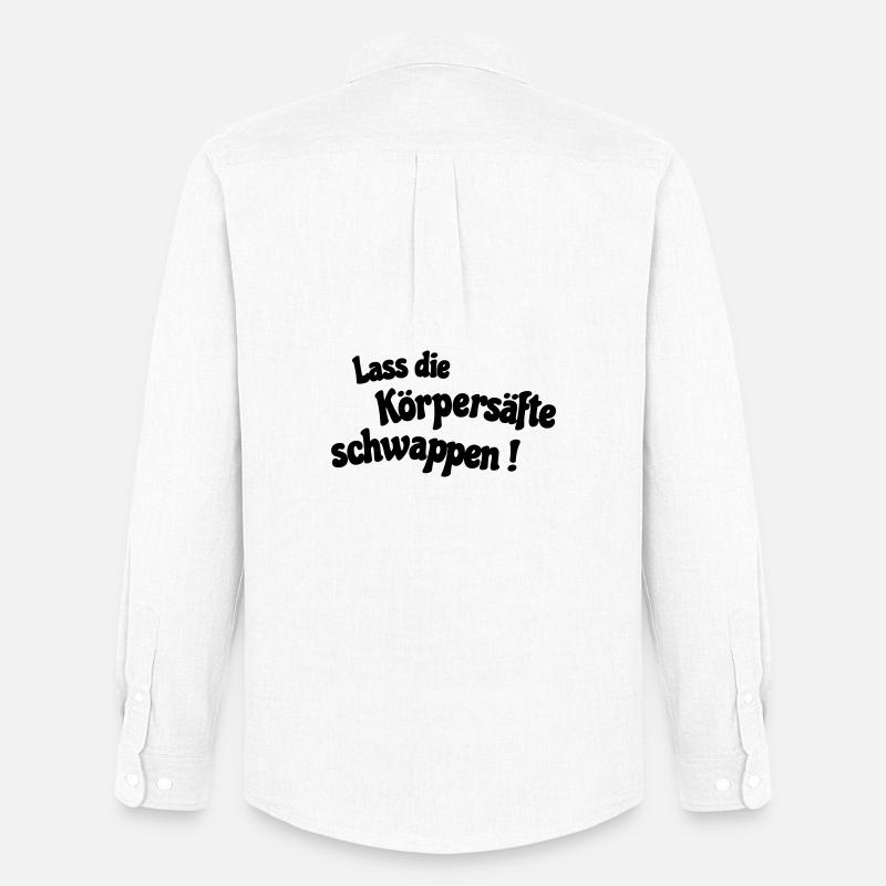 koerpersaefte - Männer Oxford Hemd von Stanley/Stella - Weiß