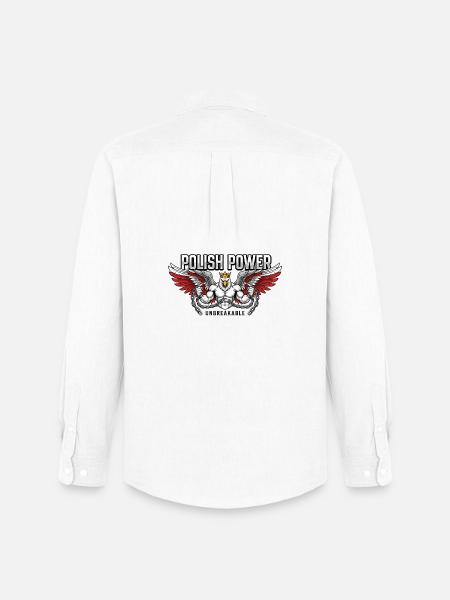Polish Power - Husaria Gym Beast - Men's Oxford Shirt by Stanley/Stella - white