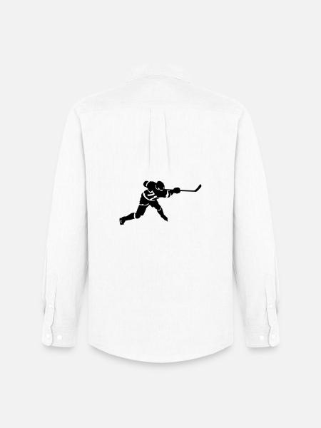 Hockey - Men's Oxford Shirt by Stanley/Stella - white