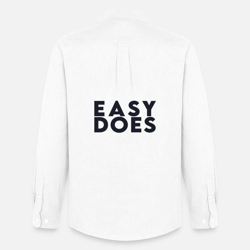 Easy Does - Männer Oxford Hemd von Stanley/Stella - Weiß