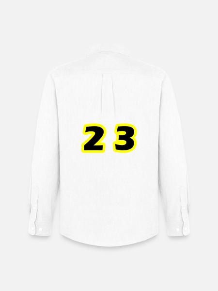 23 Number symbol - Men's Oxford Shirt by Stanley/Stella - white