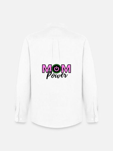Mom power - Men's Oxford Shirt by Stanley/Stella - white