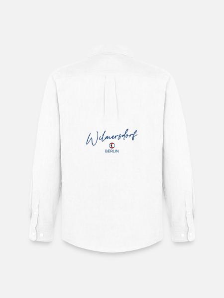 Wilmersdorf - Berlin Flag - Berlin Bear - Men's Oxford Shirt by Stanley/Stella - white
