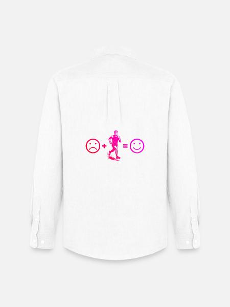 Purist Running Theme - Men's Oxford Shirt by Stanley/Stella - white