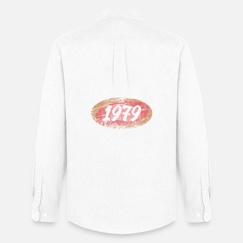 Sonne 1979 - Männer Oxford Hemd von Stanley/Stella - Weiß