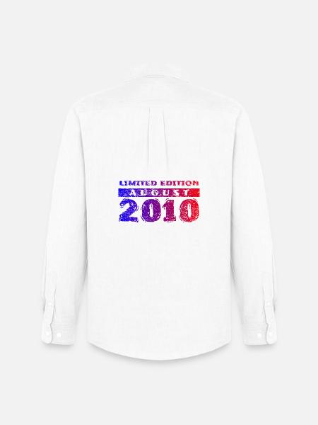 16th Birthday Limited Edition 08/2010 - Men's Oxford Shirt by Stanley/Stella - white
