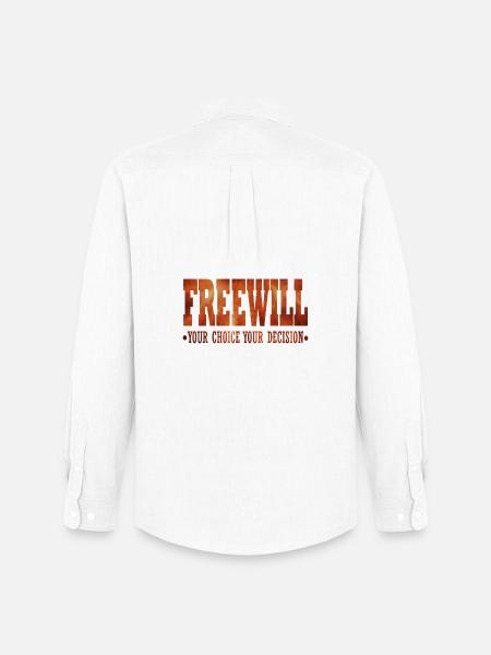 FreeWill - Men's Oxford Shirt by Stanley/Stella - white