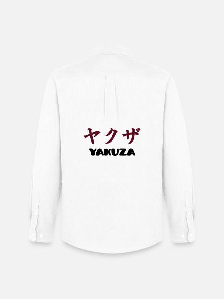 Yakuza (V) - Men's Oxford Shirt by Stanley/Stella - white