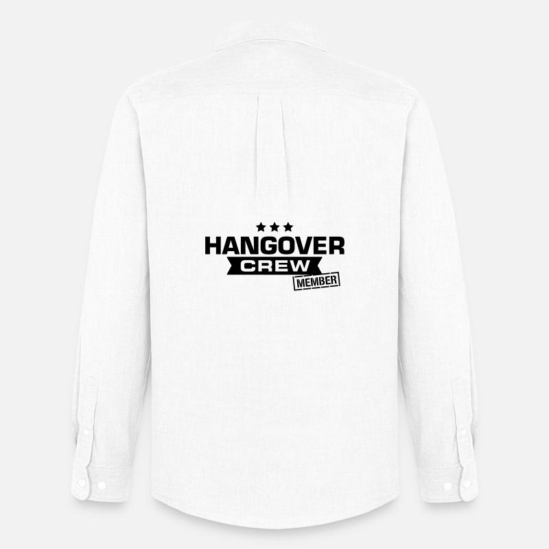 hangover crew junggesellenabschied - Männer Oxford Hemd von Stanley/Stella - Weiß