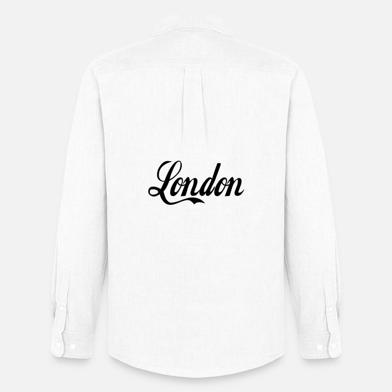 london - Männer Oxford Hemd von Stanley/Stella - Weiß
