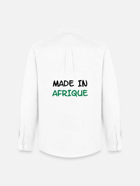 Made in AFRIQUE ! - Chemise Oxford homme Stanley/Stella - blanc