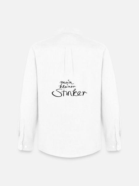 mein kleiner Stinker - Männer Oxford Hemd von Stanley/Stella - Weiß