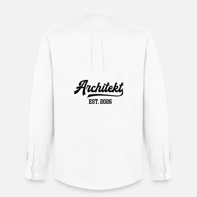Architekt Architekturstudium Student Architektur - Männer Oxford Hemd von Stanley/Stella - Weiß