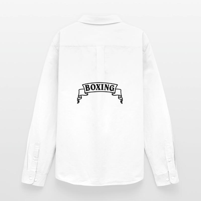 Boxen Boxtext in Wimpel oder Banner Männer Oxford Hemd von Stanley/Stella