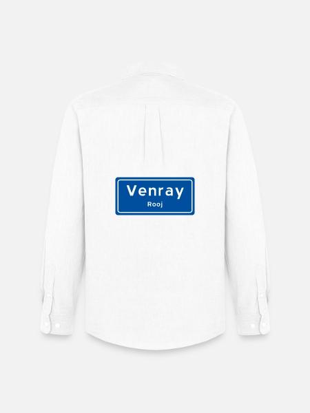Venray place name sign - Men's Oxford Shirt by Stanley/Stella - white