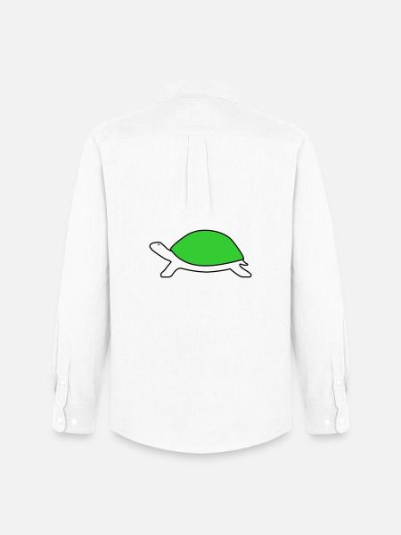 Turtle - Men's Oxford Shirt by Stanley/Stella - white