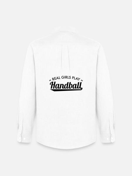 6061912 127965781 handball - Chemise Oxford homme Stanley/Stella - blanc