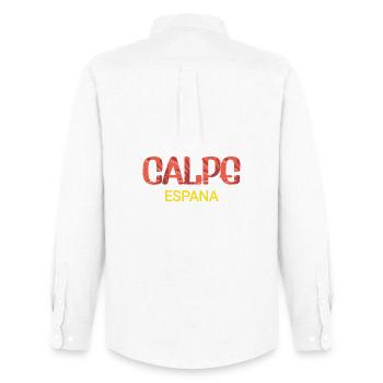 Calpe, Spain - Men's Oxford Shirt by Stanley/Stella - white - Back - AI Model Male 185 dark (185cm)