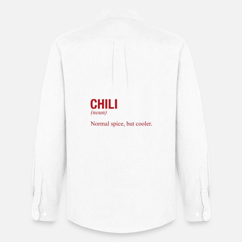 CHILI - Männer Oxford Hemd von Stanley/Stella - Weiß