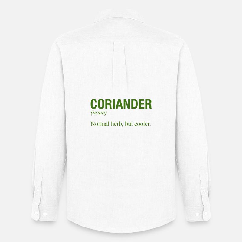 CORIANDER - Männer Oxford Hemd von Stanley/Stella - Weiß