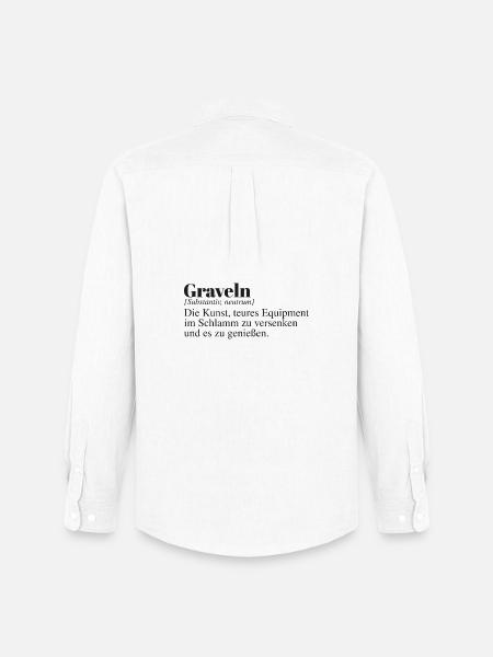 Graveln Definition - Männer Oxford Hemd von Stanley/Stella - Weiß