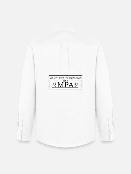 Ingenious Mpa - Men's Oxford Shirt by Stanley/Stella - white