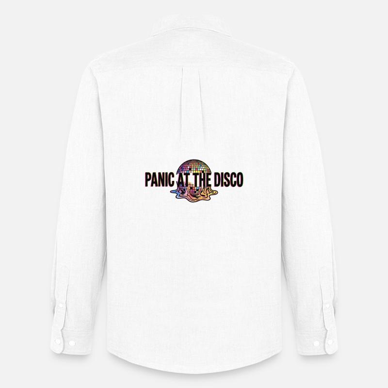 panic-at-the-disco - Männer Oxford Hemd von Stanley/Stella - Weiß