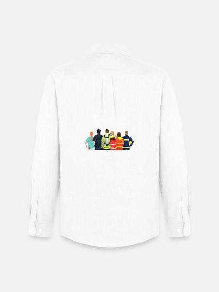 Aid organizations - HiOrg - Men's Oxford Shirt by Stanley/Stella - white