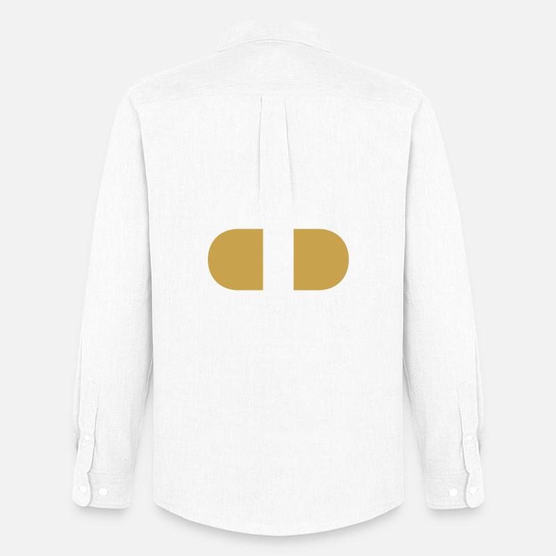 controller-split-gold - Männer Oxford Hemd von Stanley/Stella - Weiß