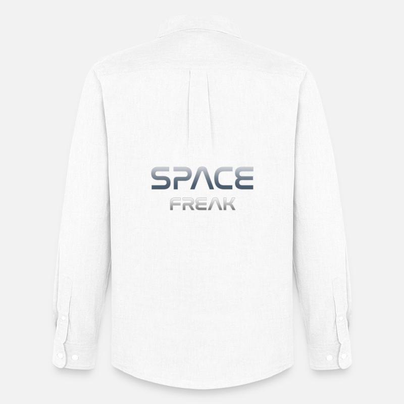 Space Freak Celestial Gradient Tee - Oxford-paita miesten Stanley/Stella - valkoinen