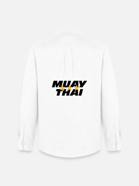 Muay Thai - Men's Oxford Shirt by Stanley/Stella - white
